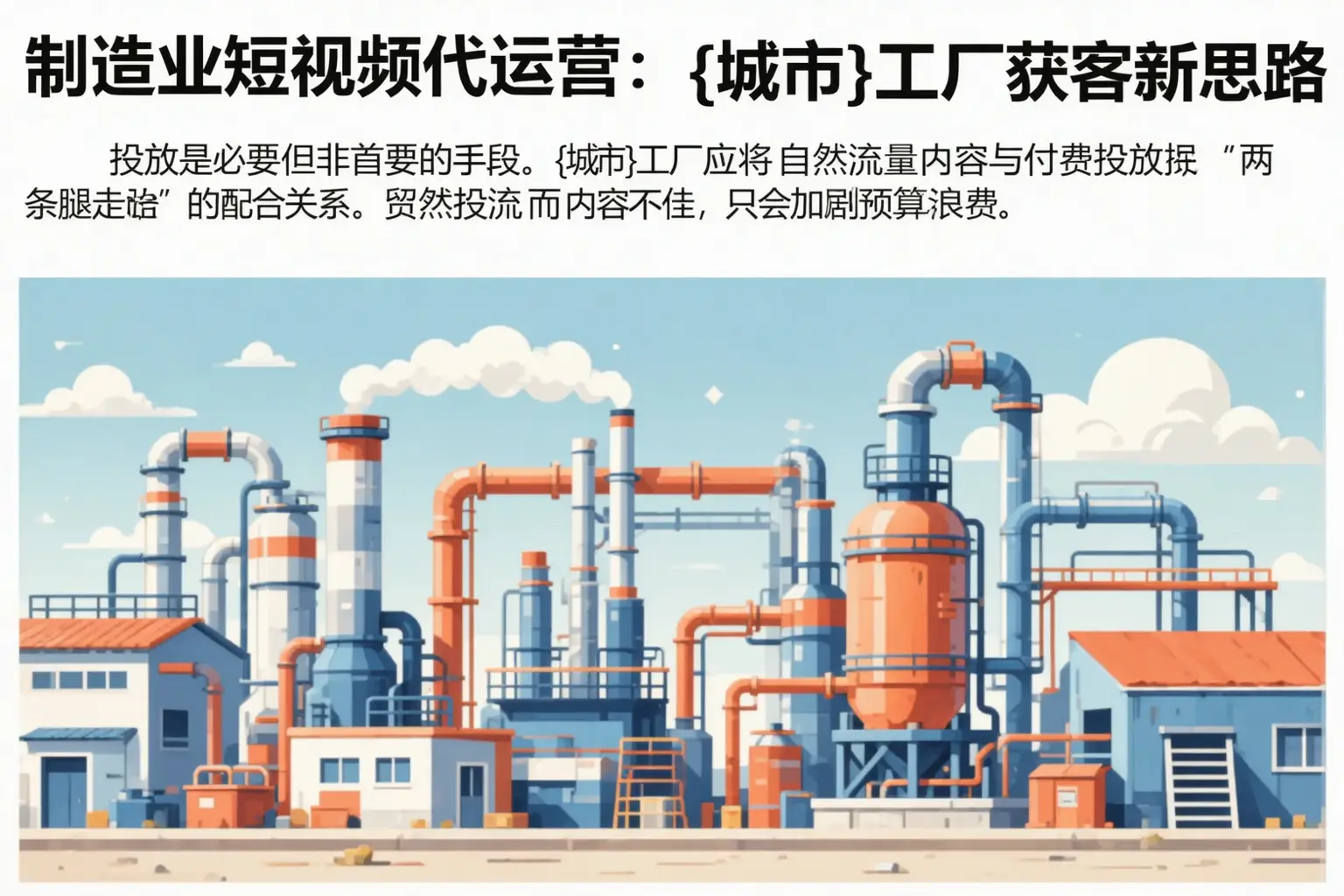 制造业短视频代运营：韶关工厂获客新思路