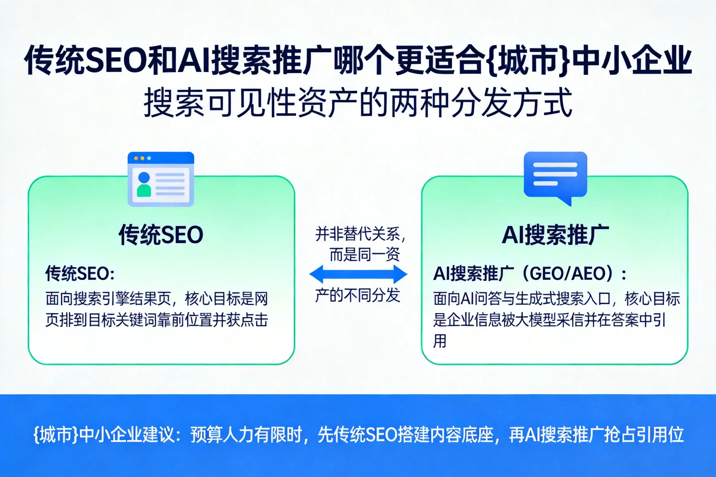 传统SEO和AI搜索推广哪个更适合韶关中小企业