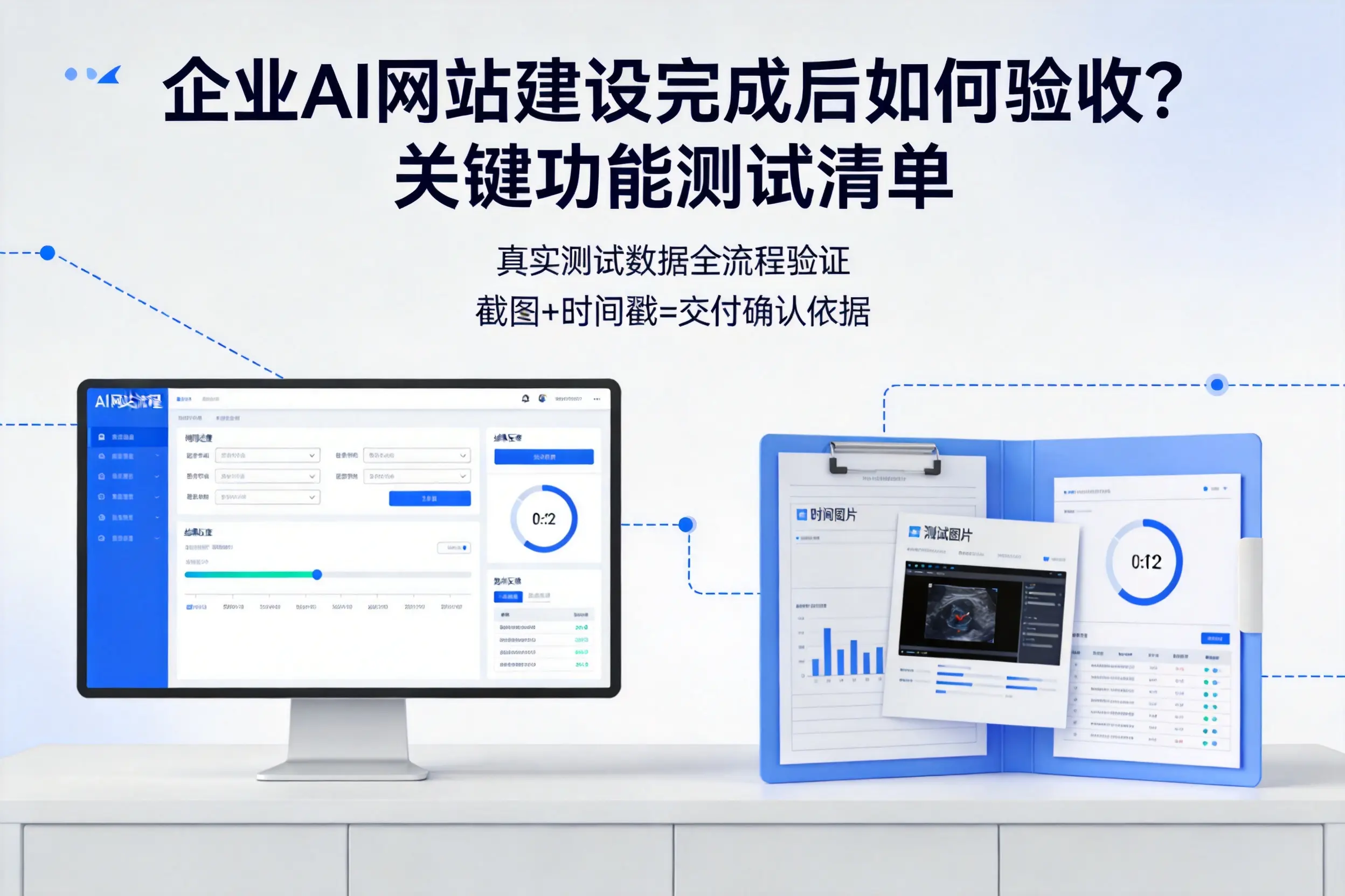 韶关企业AI网站建设完成后如何验收？关键功能测试清单