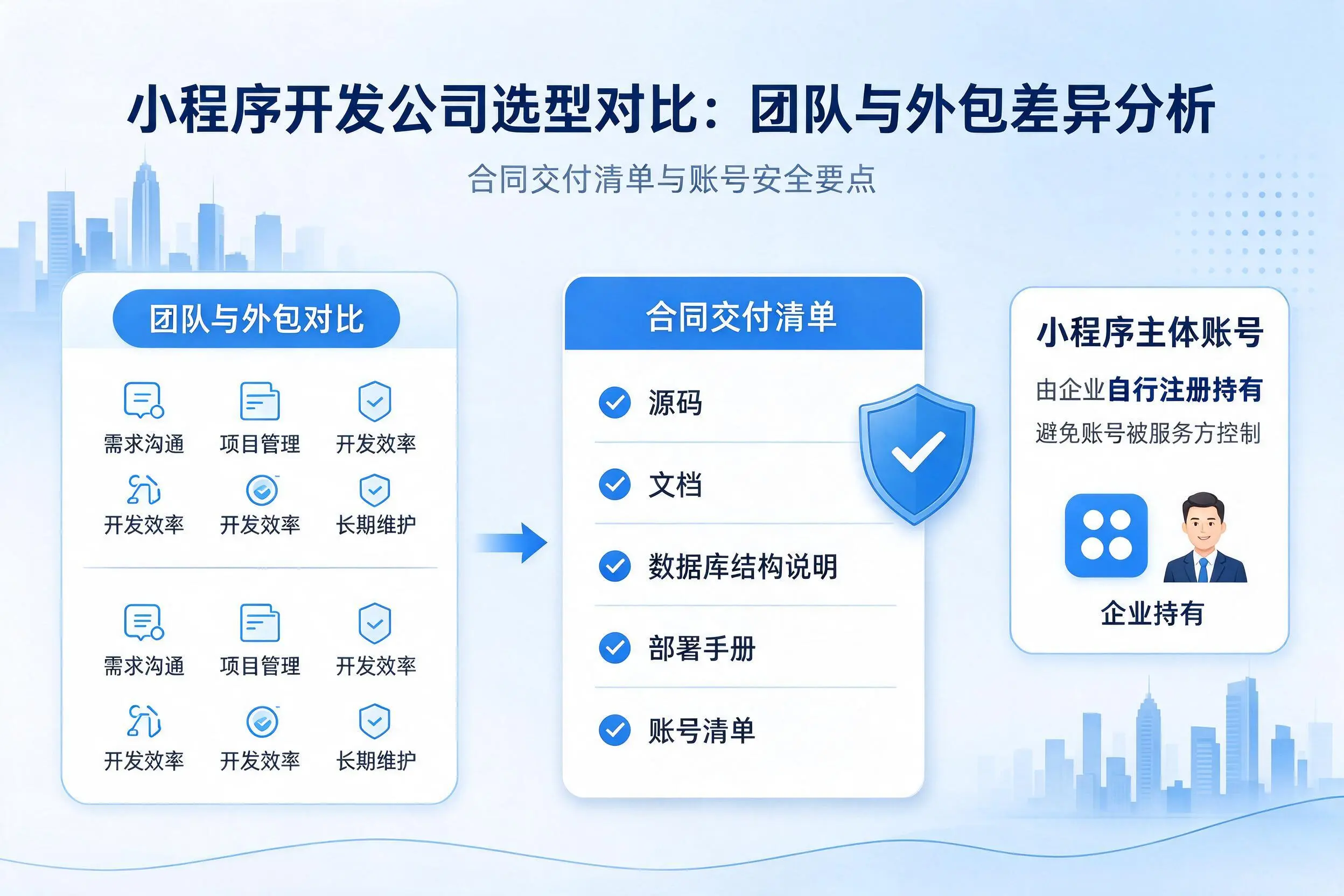 韶关小程序开发公司选型对比：团队与外包差异分析