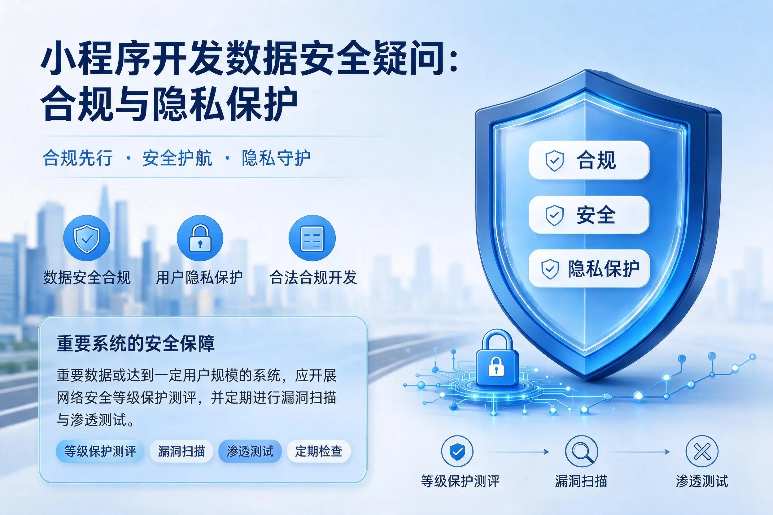 韶关小程序开发数据安全疑问：合规与隐私保护