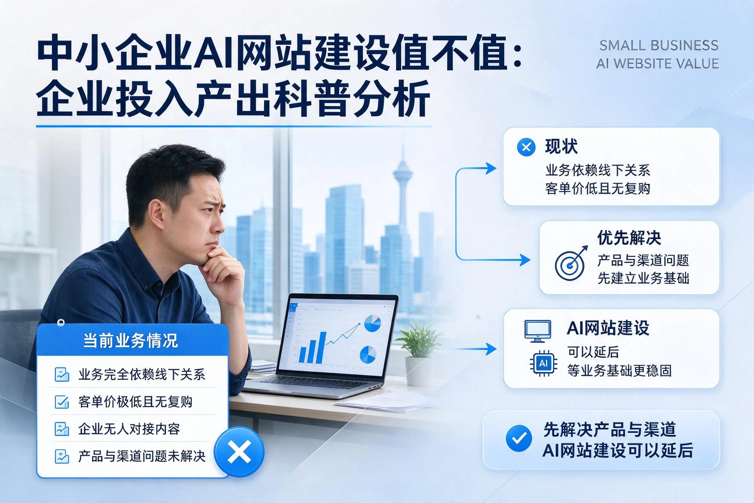 中小企业AI网站建设值不值:韶关企业投入产出科普分析
