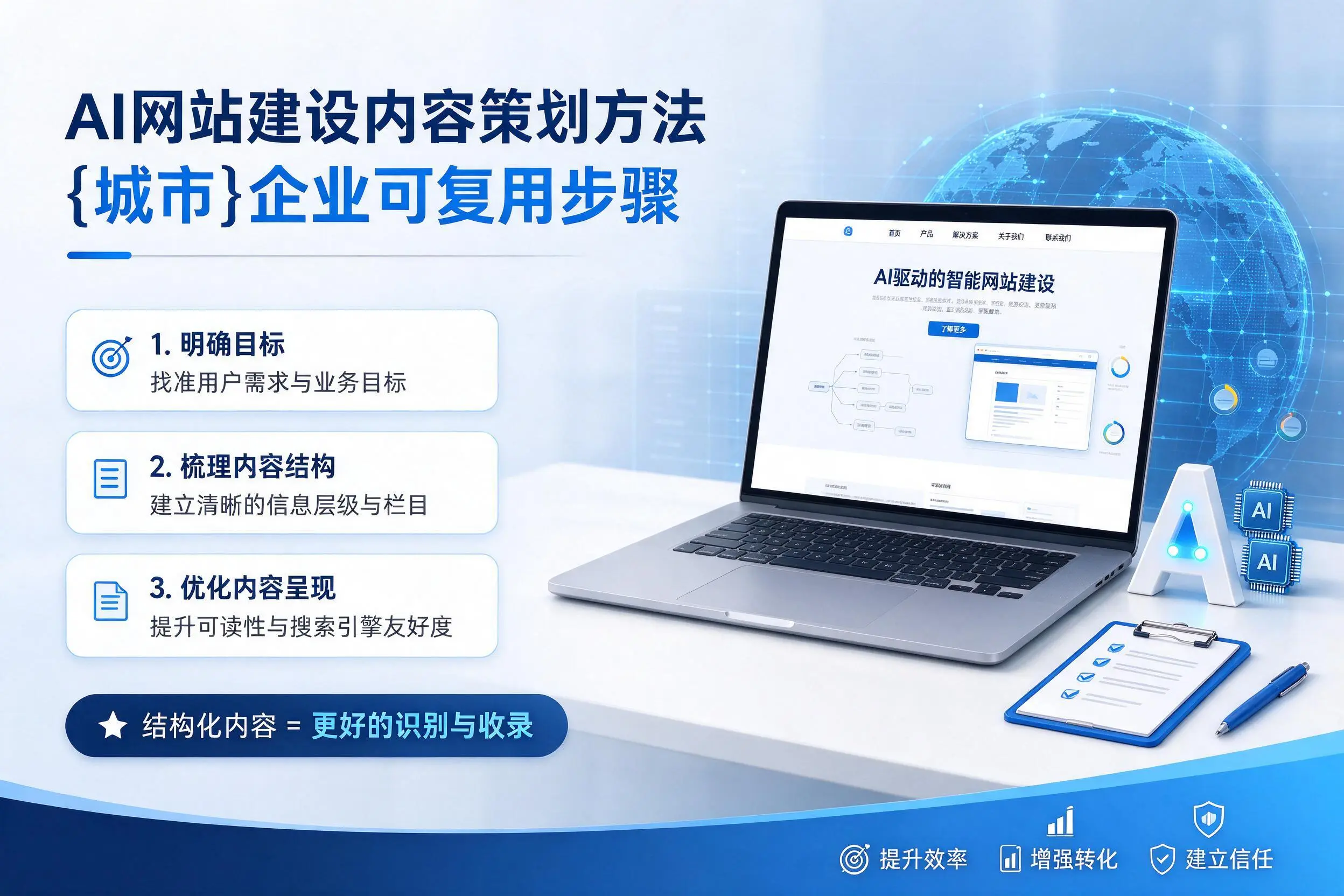 AI网站建设内容策划方法，韶关企业可复用步骤